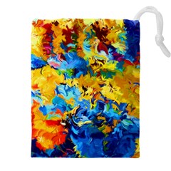 Modern Art Drawstring Pouch (4xl) by gasi