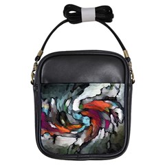 Abstract Art Girls Sling Bag by gasi