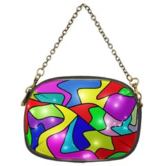 Modern Art Chain Purse (two Sides) by gasi