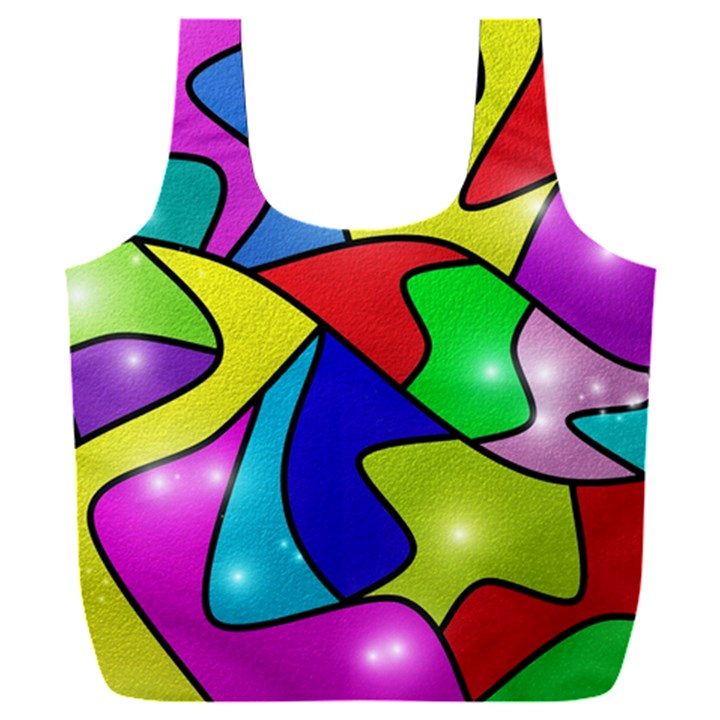 Modern art Full Print Recycle Bag (XXXL)