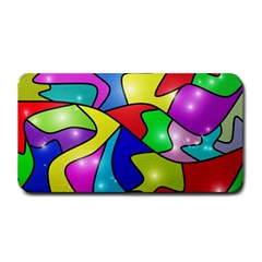 Colorful Abstract Art Medium Bar Mat by gasi