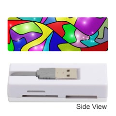 Colorful Abstract Art Memory Card Reader (stick) by gasi