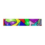 Colorful abstract art Flano Scarf (Mini) Front