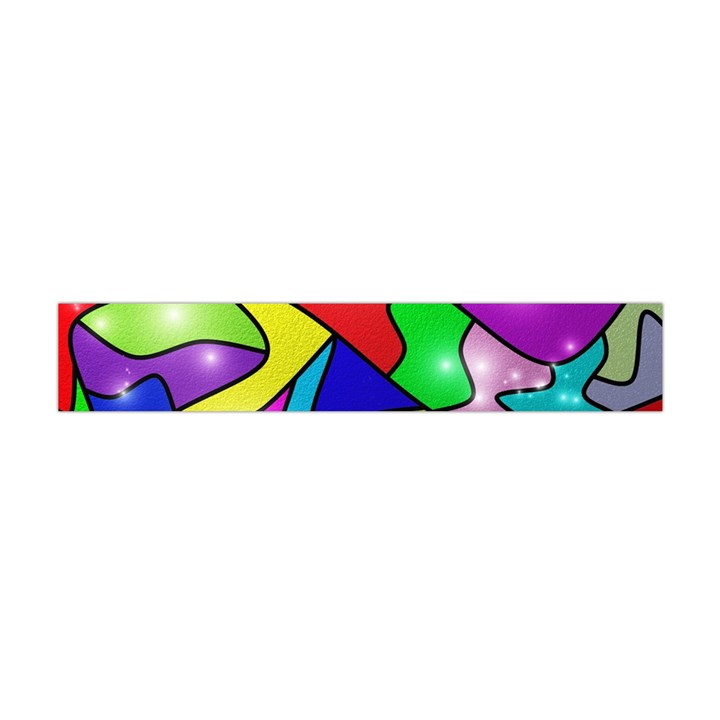 Colorful abstract art Flano Scarf (Mini)