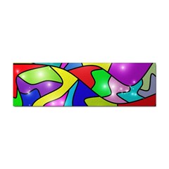 Colorful Abstract Art Sticker (bumper) by gasi