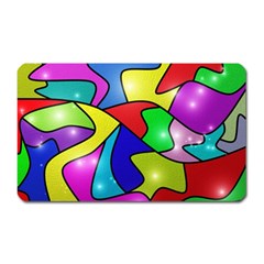 Colorful Abstract Art Magnet (rectangular) by gasi