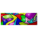 Colorful abstract art Banner and Sign 12  x 4  Front