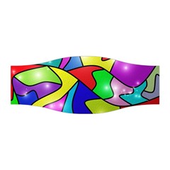 Colorful Abstract Art Stretchable Headband by gasi