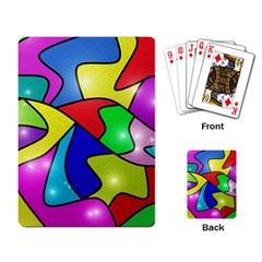 Colorful Abstract Art Playing Cards Single Design (rectangle) by gasi