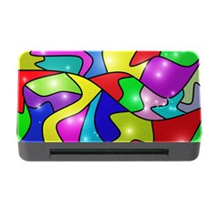 Colorful Abstract Art Memory Card Reader With Cf by gasi