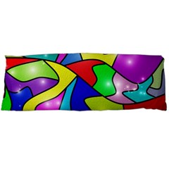 Colorful Abstract Art Body Pillow Case (dakimakura) by gasi