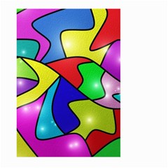 Colorful Abstract Art Large Garden Flag (two Sides) by gasi