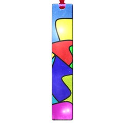 Colorful Abstract Art Large Book Marks by gasi