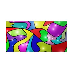 Colorful Abstract Art Yoga Headband by gasi