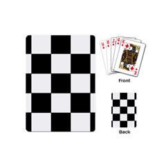 Grid-domino-bank-and-black Playing Cards Single Design (mini)