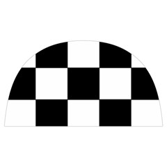 Grid-domino-bank-and-black Anti Scalding Pot Cap by BangZart