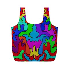 Colorful Design Full Print Recycle Bag (m) by gasi