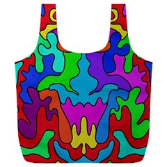 Colorful Design Full Print Recycle Bag (xxl) by gasi