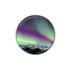 Aurora Stars Sky Mountains Snow Aurora Borealis Hat Clip Ball Marker (4 Pack)