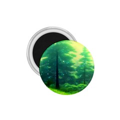 Anime Forrest Nature Fantasy Sunset Trees Woods 1 75  Magnets by Uceng