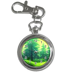 Anime Forrest Nature Fantasy Sunset Trees Woods Key Chain Watches by Uceng