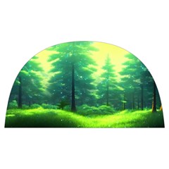 Anime Forrest Nature Fantasy Sunset Trees Woods Anti Scalding Pot Cap by Uceng