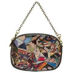 Background Embroidery Pattern Stitches Abstract Chain Purse (two Sides)