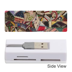 Background Embroidery Pattern Stitches Abstract Memory Card Reader (stick)