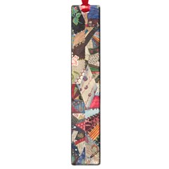 Background Embroidery Pattern Stitches Abstract Large Book Marks by Uceng