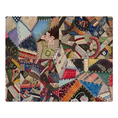 Background Embroidery Pattern Stitches Abstract Flano Blanket (large)