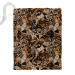 Background Graphic Beautiful Wallpaper Abstract Drawstring Pouch (4XL) Back