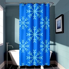 Holiday Celebration Decoration Background Christmas Shower Curtain 36  X 72  (stall)  by Uceng