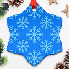 Holiday Celebration Decoration Background Christmas Ornament (snowflake) by Uceng