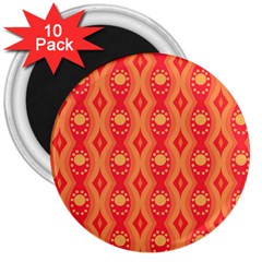 Background Pattern Texture Design Wallpaper 3  Magnets (10 Pack) 