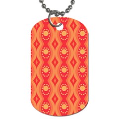 Background Pattern Texture Design Wallpaper Dog Tag (one Side)