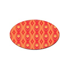 Background Pattern Texture Design Wallpaper Sticker Oval (10 Pack)