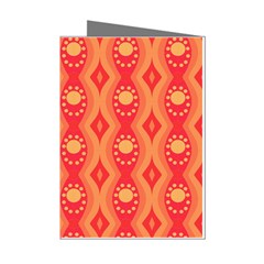 Background Pattern Texture Design Wallpaper Mini Greeting Cards (pkg Of 8)