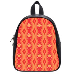 Background Pattern Texture Design Wallpaper School Bag (small)