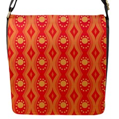 Background Pattern Texture Design Wallpaper Flap Closure Messenger Bag (s)