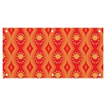 Background Pattern Texture Design Wallpaper Banner and Sign 6  x 3  Front