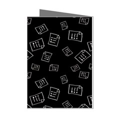 Background Graphic Wallpaper Decor Backdrop Art Mini Greeting Cards (pkg Of 8)