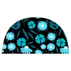 Flower Nature Blue Black Art Pattern Floral Anti Scalding Pot Cap by Uceng