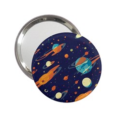 Space Galaxy Planet Universe Stars Night Fantasy 2 25  Handbag Mirrors by Uceng