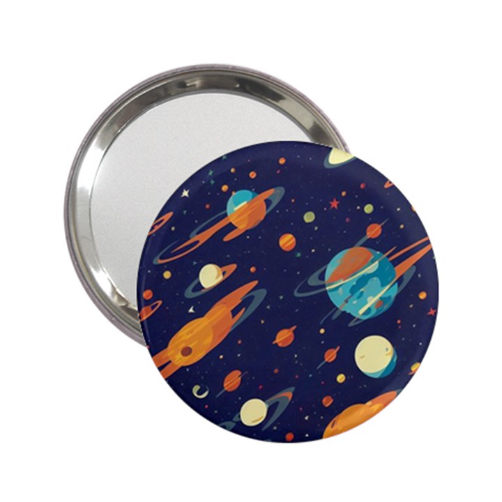 Space Galaxy Planet Universe Stars Night Fantasy 2.25  Handbag Mirrors