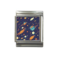 Space Galaxy Planet Universe Stars Night Fantasy Italian Charm (13mm) by Uceng