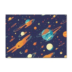 Space Galaxy Planet Universe Stars Night Fantasy Sticker A4 (10 Pack) by Uceng