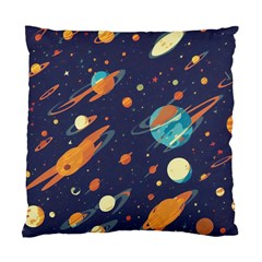 Space Galaxy Planet Universe Stars Night Fantasy Standard Cushion Case (two Sides) by Uceng