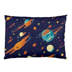 Space Galaxy Planet Universe Stars Night Fantasy Pillow Case by Uceng