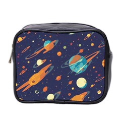 Space Galaxy Planet Universe Stars Night Fantasy Mini Toiletries Bag (two Sides) by Uceng