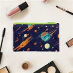 Space Galaxy Planet Universe Stars Night Fantasy Cosmetic Bag (XS) Back